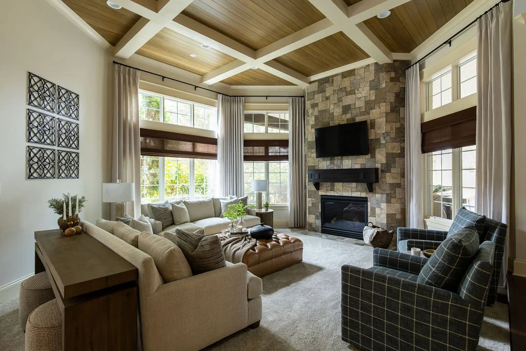 Open interior showing considered circulation between living spaces